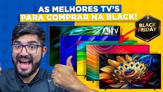 TOP 5 Melhores Smart TVs que testamos para COMPRAR SEM MEDO na BLACK FRIDAY 2024!