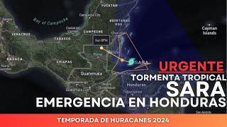 URGENTETORMENTA TROPICAL SARA DEJA MUERTOS, DERRUMBES Y UNA DESTRUCCION TOTAL SOBRE HONDURAS