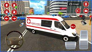 Direksiyonlu Ambulans oyunu 3D #125 American Ambulance Simulator Ambulans oyunları Android Gameplay