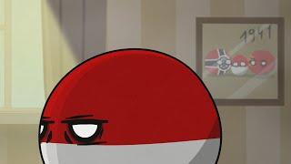 Polandball best weapon against zombies #countryballs