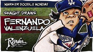 Fernando Valenzuela | Marker Doodle Monday