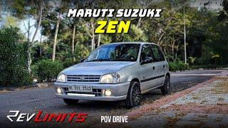 2004 MARUTI ZEN LXi | (1L 60PS)  | POV TEST Drive #196 | RevLimits | #zen #suzukizen