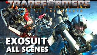 Exo-suit Noah - Transformers Rise of the Beasts All Scenes