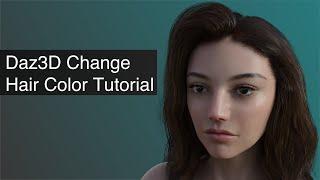 How to Change Hair Color in Daz Studio