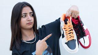 FREESTYLE DANCER REACTS TO MY NEW SHOES!