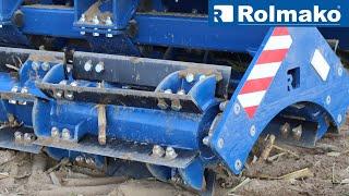 Ultra-shallow cultivation with the ProCut knife roller from Rolmako