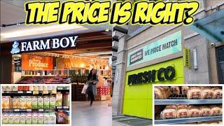 Grocery Showdown! A Walk From A Downtown Toronto Farm Boy Supermarket To A FreshCo To Compare Prices