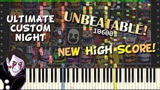  Synthesia | New High Score! - FNaF: Ultimate Custom Night (+Sheet Music) [HD]