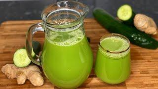 Cucumber, Ginger and Lime Juice || Drink for Body Repair and Blood Pressure || TERRI-ANN’S KITCHEN