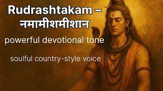 Rudrashtakam – नमामीशमीशान |  Powerful Devotional  | Tulsidas Shiva Chant with Soulful Country Feel