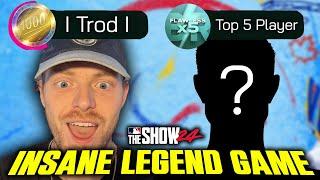 Insane Legend Game vs Top 5 Player In MLB The Show 24!