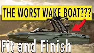 Wake Boat Fit and Finish