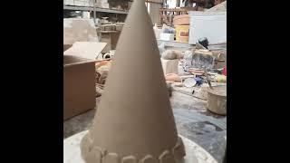 christmas tree ceramics leafs by gorky gonzalez mayolica making pottery