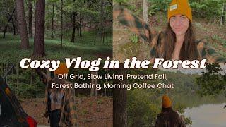 COZY VLOG IN NATURE  Slow living, Forest Bathing, Early Autumn Vlog, Peaceful Morning