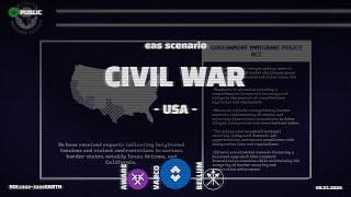 USA - Civil War | EAS Scenario | Emergency Alert System