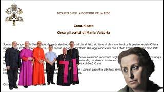 After 33 years a new 2025 Vatican Press release on Maria Valtorta.