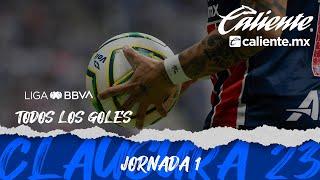 Todos los Goles de la Jornada 1 | Clausura 2023 | Liga BBVA MX