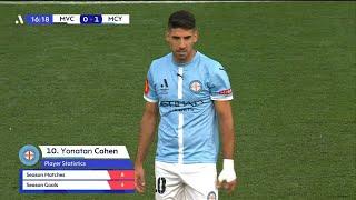 YONATAN COHEN DRAWS FIRST BLOOD FOR MELBOURNE CITY!! #MelbourneDerby