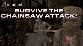 Resident Evil 4 - Surviving The Chainsaw Attack Explained