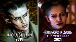 Character Creator in Dragon Age: The Veilguard vs Inquisition