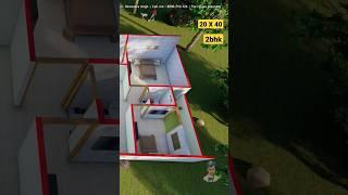 20 X 40 House Design || 800 sqft House design #homedesign #gharkanaksha #house_plan #erdevendra