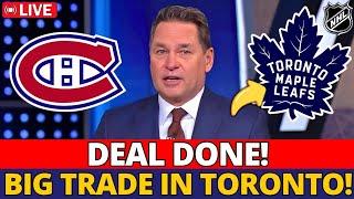 BREAKING! LEAFS SIGNING CANADIENS FORWARD IN A BIG TRADE!? TORONTO MAPLE LEAFS NEWS