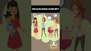 Who is the Mother of this Girl?  IQ TEST | Malayalam Riddles| Brain Test| Detective Riddles #shorts