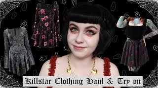 KILLSTAR HAUL & TRY ON | Gothic Alternative Clothing | Velvet dress, rose skirt & floral dress