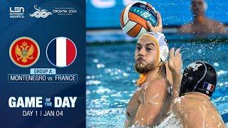 Montenegro Edge France On Penalties | Extended Highlights | European Water Polo Championships 2024