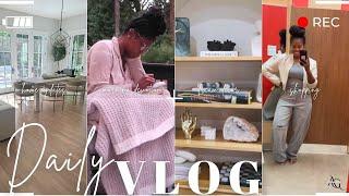 VLOG || morning devotion, a little (okay a lot) shopping, my DREAM floors are here | Alicia B Gettys