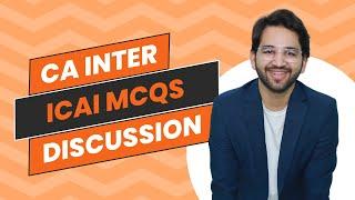 CA INTER LAW MCQ DISCUSSION AS PER ICAI BOS  - MAY'24 & NOV'24 | ICAI | CA | CS | CMA