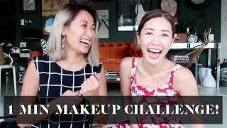 1 Minute Makeup Challenge with Kryz Uy | Laureen Uy