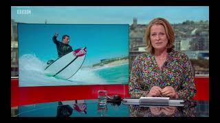 Luke Dillon Pro Surfer - BBC Spotlight Feature 28/04/2021- Road to the Olympics Tokyo 2021