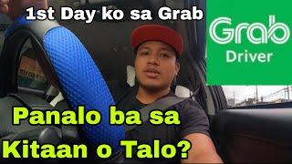 MAGKANO KINIKITA SA GRAB? 1ST DAY GRAB DRIVER EXPERIENCE.