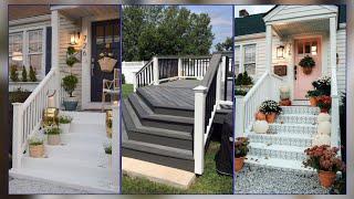 Beautiful Porch Steps Ideas l Front door Steps designs l Home Decor