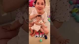 中俄家庭宝贝小小年纪就欠妈妈一个项链