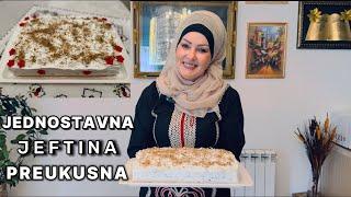 TORTA SNJEZNI BRIJEG - BRZO I LAHKO SPREMANJE OD JEFTINIH SASTOJAKA