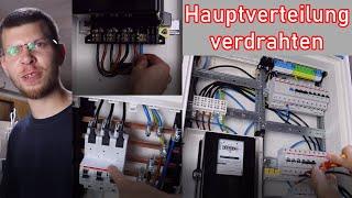 Hauptverteilung verdrahten! (Sicherungskasten) ElektroM