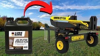 How to Add Hydraulic Fluid to a Log Splitter - Champion Log Splitter Hydraulic Oil