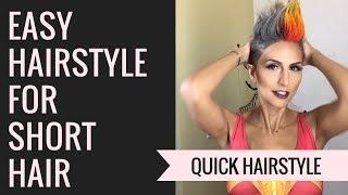 HOW TO | EASY HAIRSTYLE FOR SHORT HAIR | UNDERCUT PIXIE