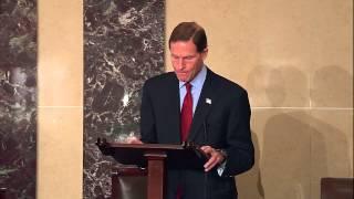 Senator Blumenthal speaks from the Senate Floor on Newtown & Gun Violence in America