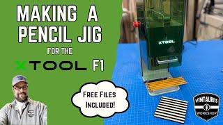 Creating a Pencil Jig for the xTool F1 | Free Files in the description