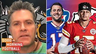 GMFB | Kyle Brandt calls Bills is biggest REAL threat to Chiefs to win AFC, not Ravens & Steelers