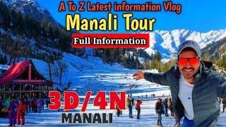 Manali Tour Plan & Budget Trip Guide | A to Z information of Manali Tourist Place | Himachal Pradesh