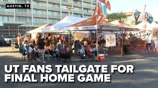 UT fans tailgate for final home game, hope for another chance this year