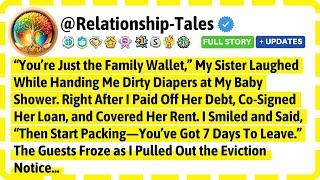 “You’re Just the Family Wallet,” My Sister Laughed While Handing Me Dirty Diapers at My Baby Shower.