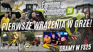 PIERWSZE WRAŻENIA W FARMING SIMULATOR 25 [FS25]  [2/4] *NOWOŚCI W GRZE* GAMEPLAY  MAFIASOLECTEAM