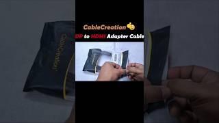 Cable Creation: The Best DP to HDMI Adapter Cable for High-Definition Video #shorts