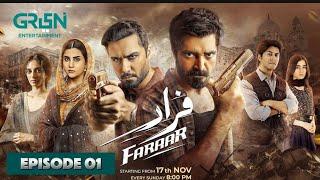 Faraar Episode 1 - ENG [CC] - Hamza Abbasi, Danyal Zafar, Merub Ali - 14 Nov 2024 - Green tv