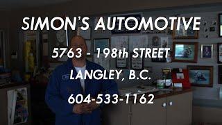 Simon's Automotive - Langley Mechanic - Brakes, Inspections, Front-End and More!